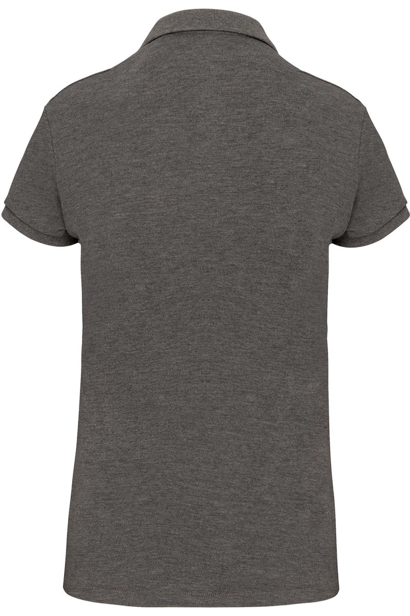 Polo Supima® manches courtes femme