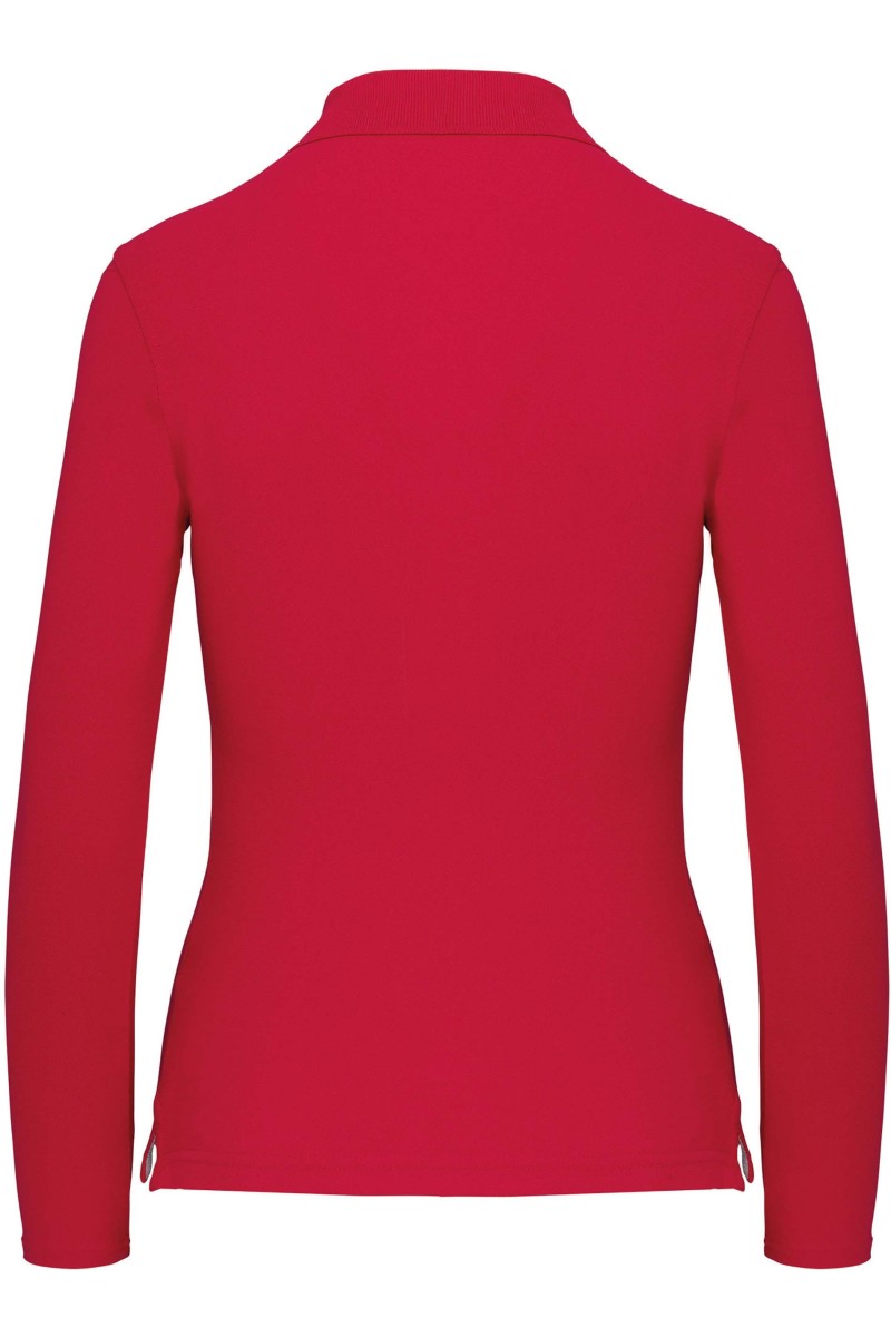 Polo manches longues femme
