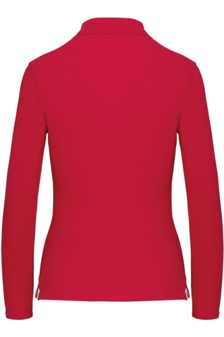 Polo manches longues femme