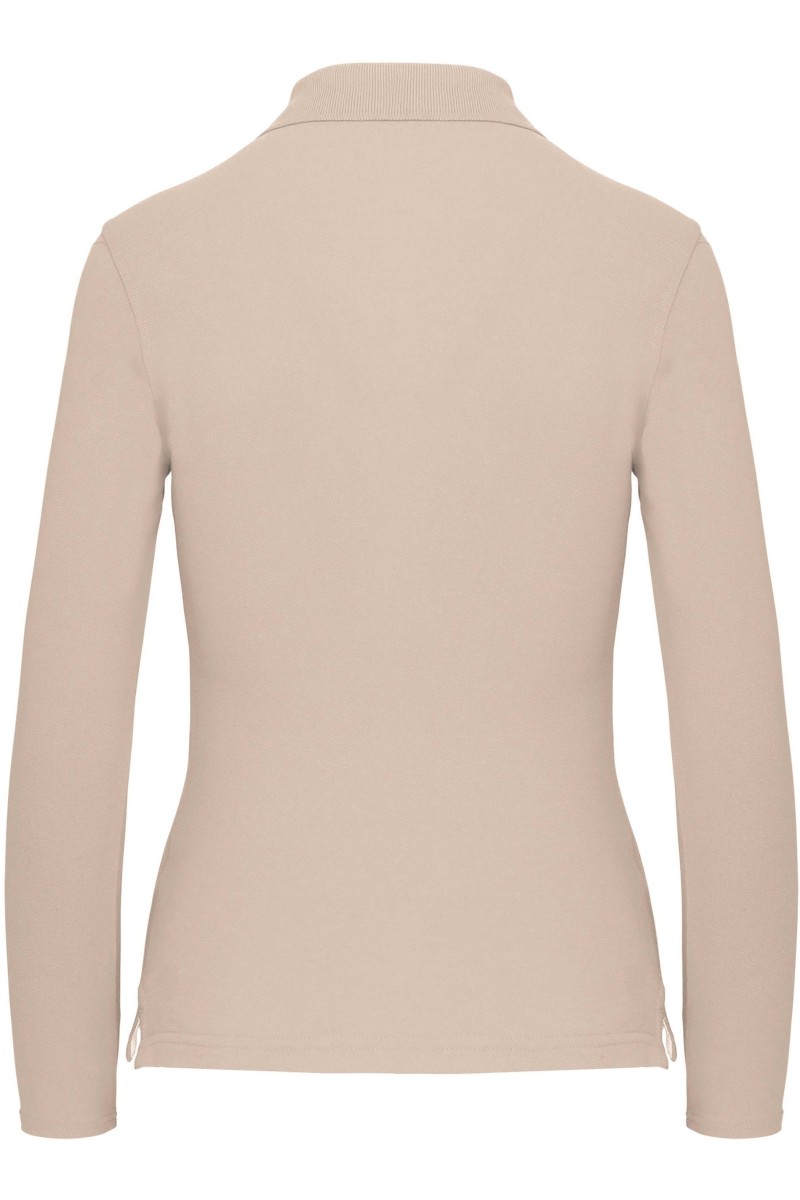 Polo manches longues femme