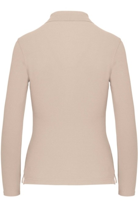 Polo manches longues femme