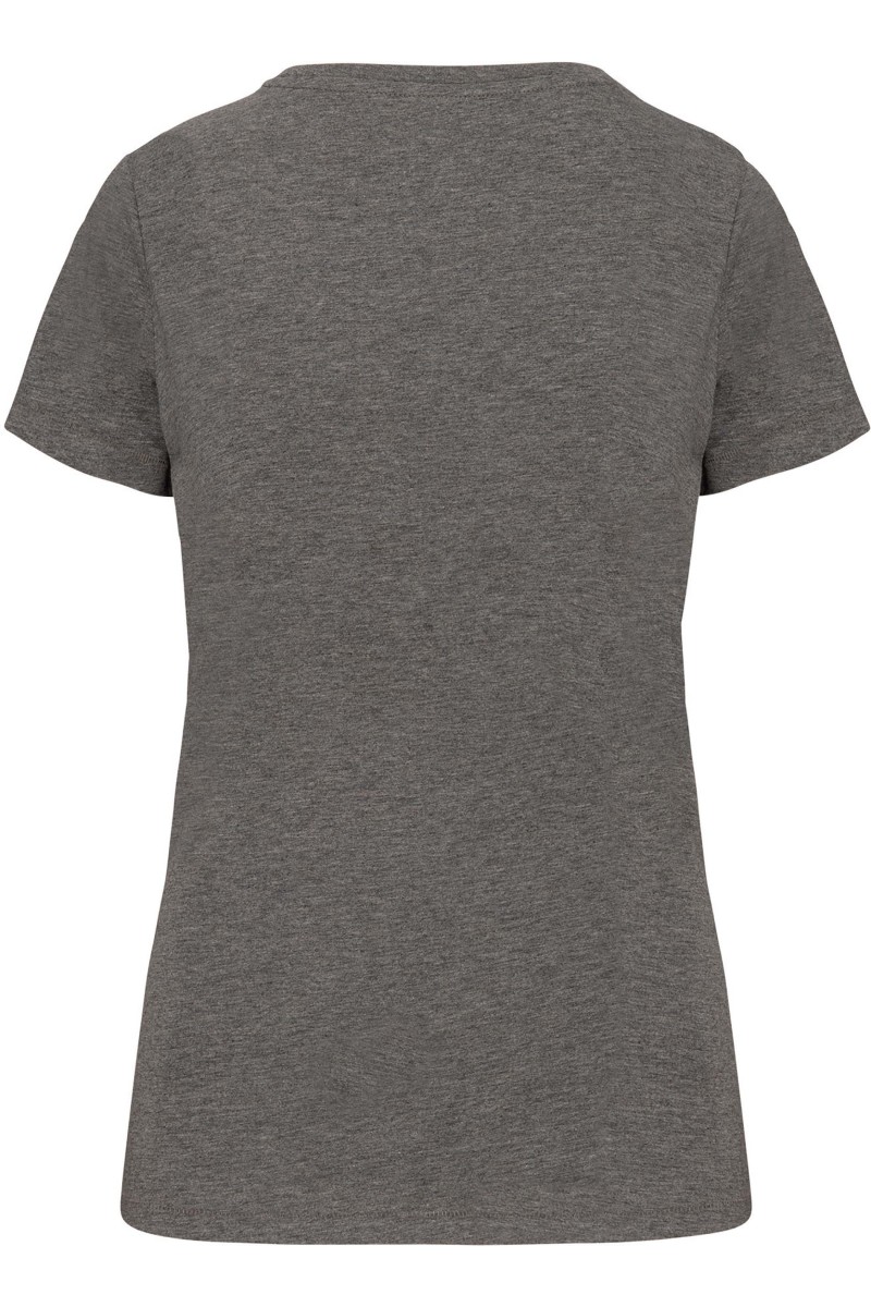 T-shirt Supima® col rond manches courtes femme