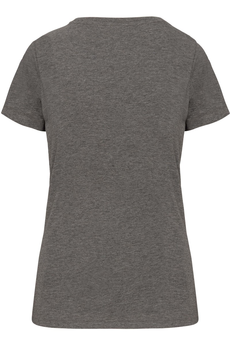 T-shirt Supima® col V manches courtes femme