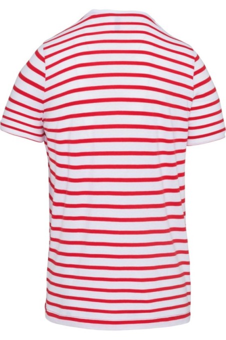 T-shirt rayé marin avec poche manches courtes enfant