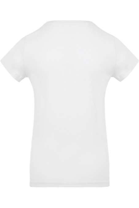 T-shirt coton Bio col rond femme