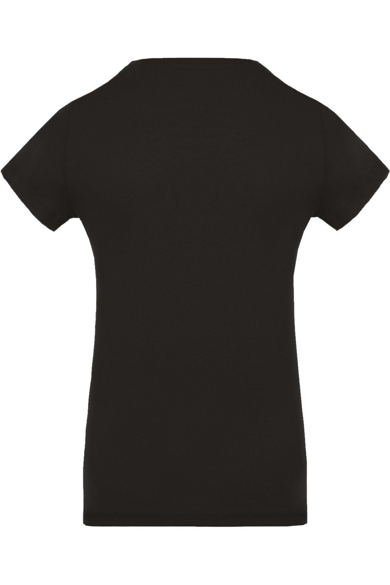 T-shirt coton Bio col rond femme