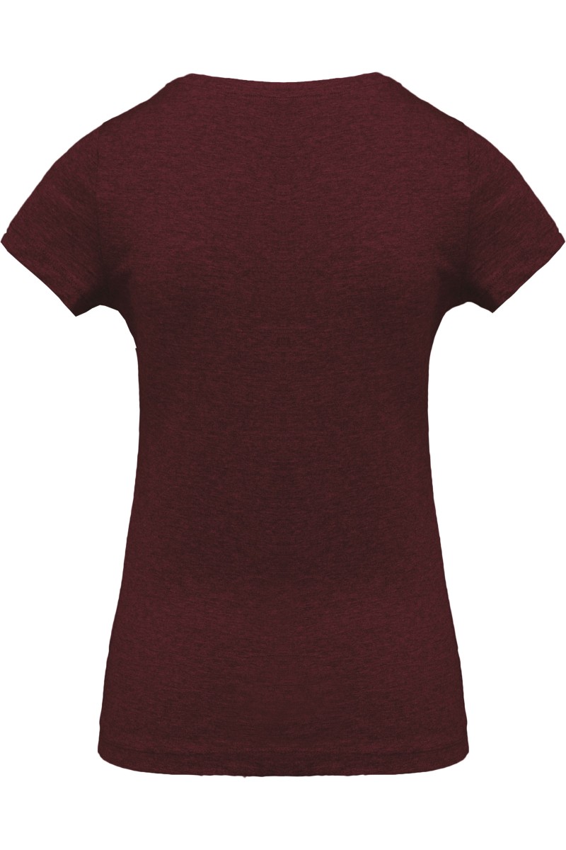 T-shirt coton Bio col rond femme