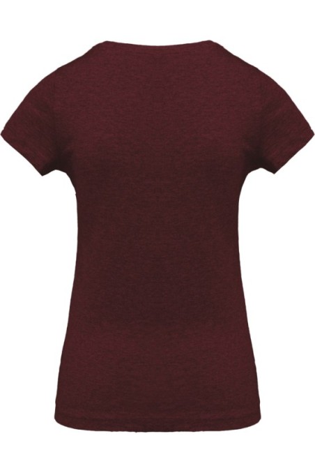 T-shirt coton Bio col rond femme