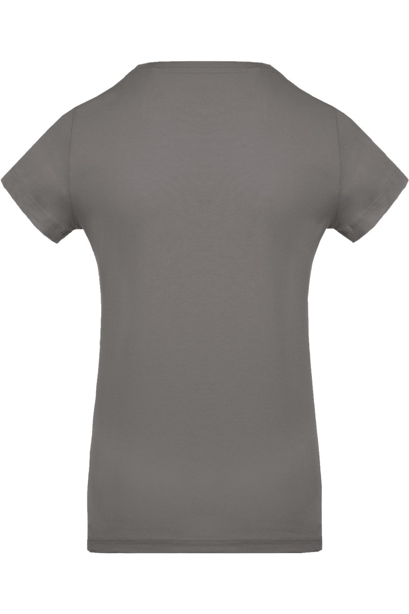 T-shirt coton Bio col rond femme