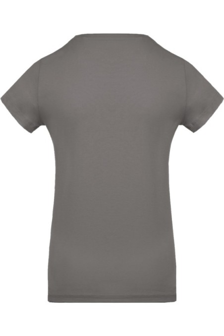 T-shirt coton Bio col rond femme
