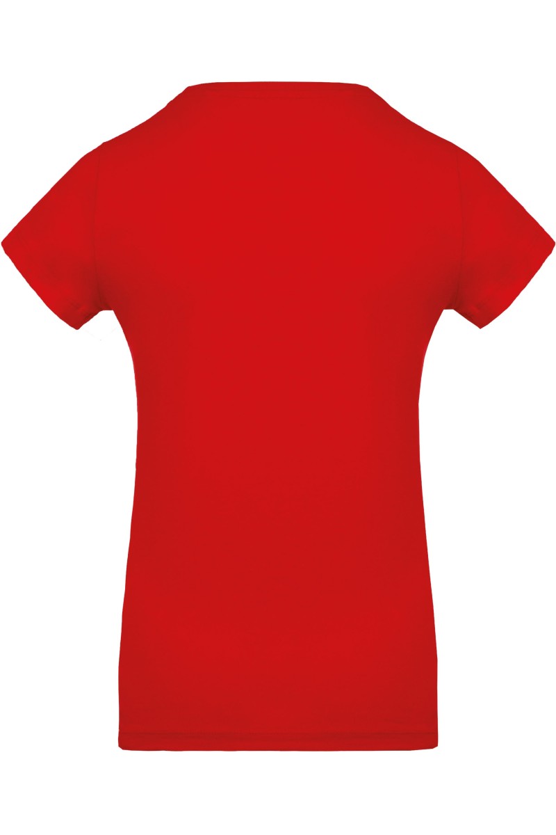 T-shirt coton Bio col rond femme