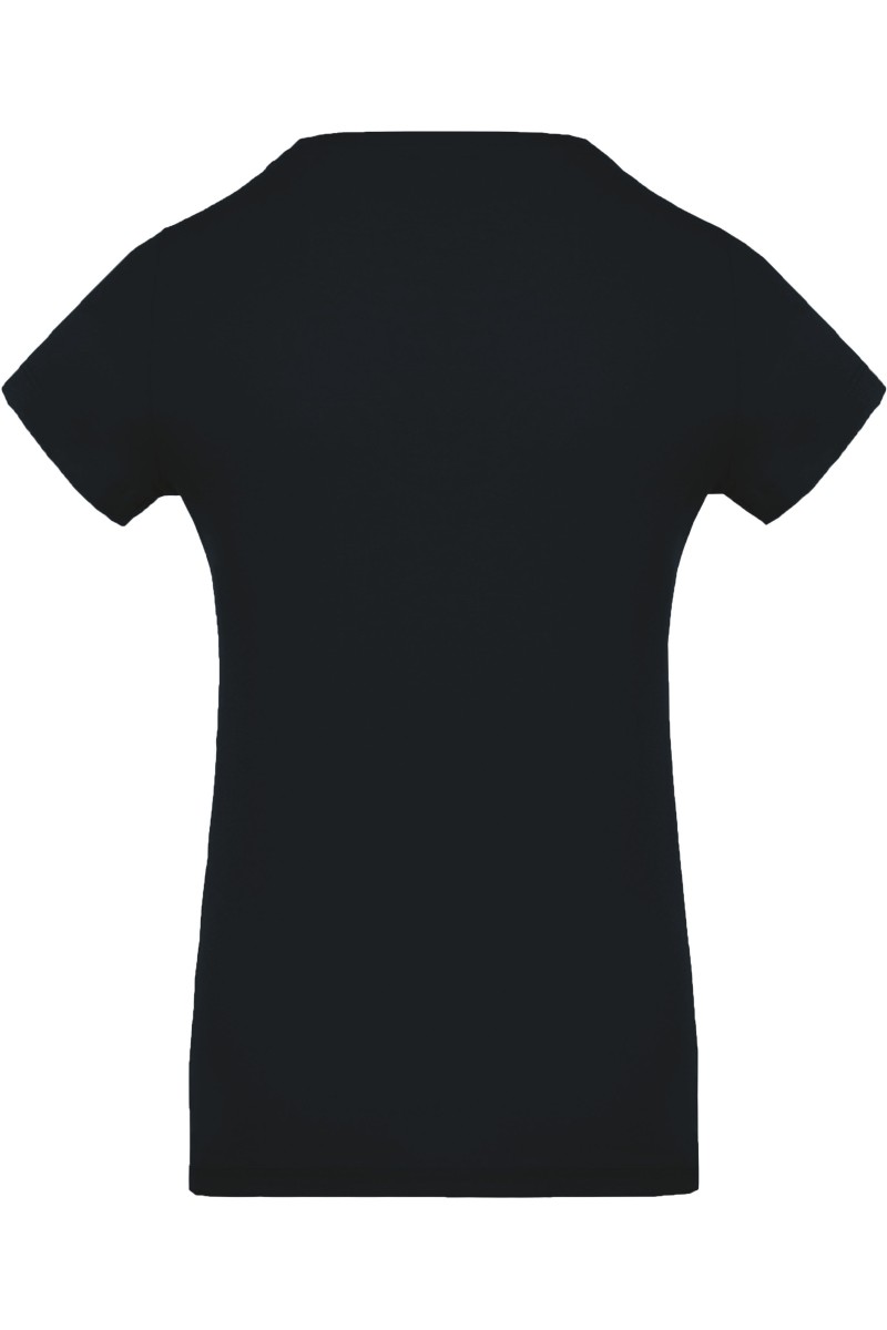 T-shirt coton Bio col rond femme