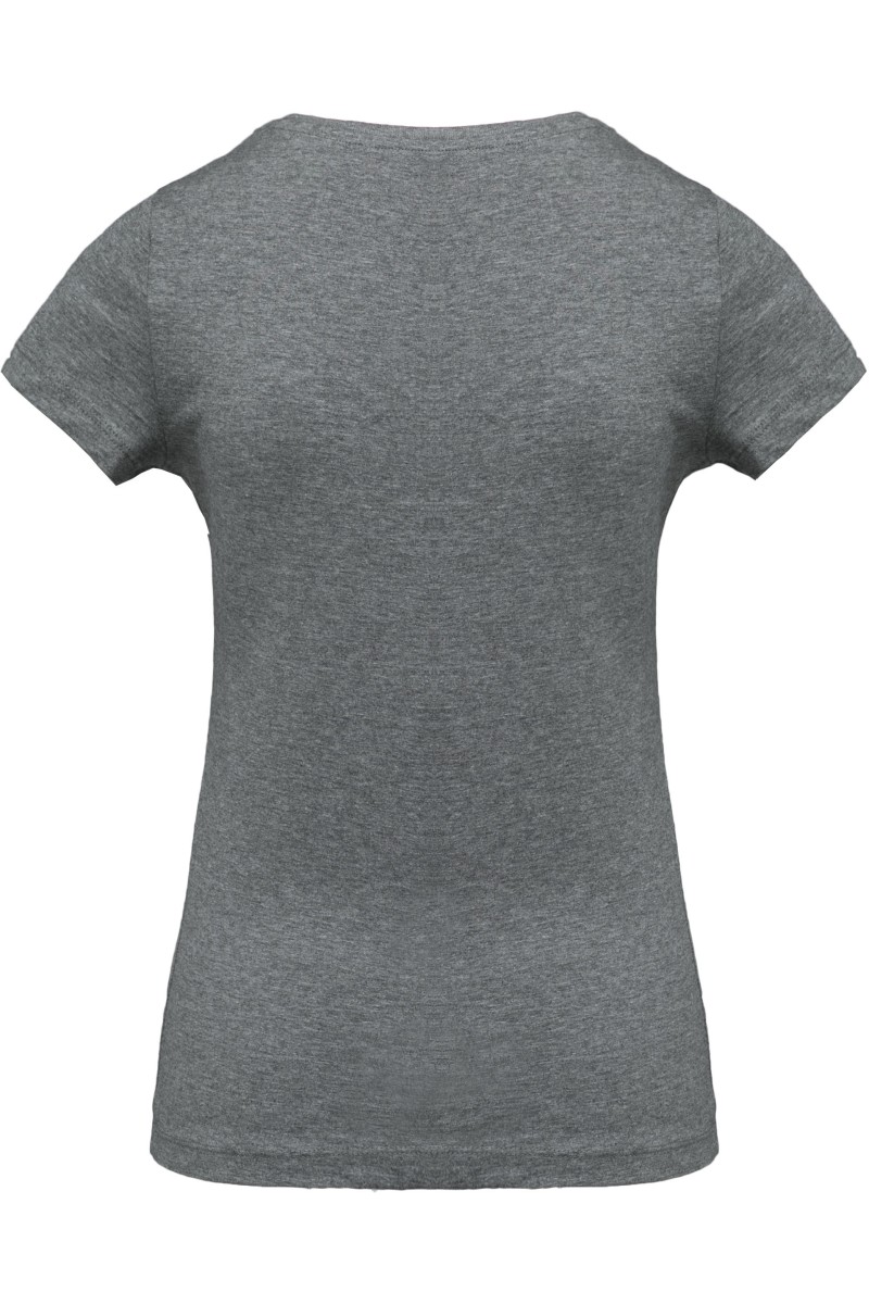 T-shirt coton Bio col rond femme