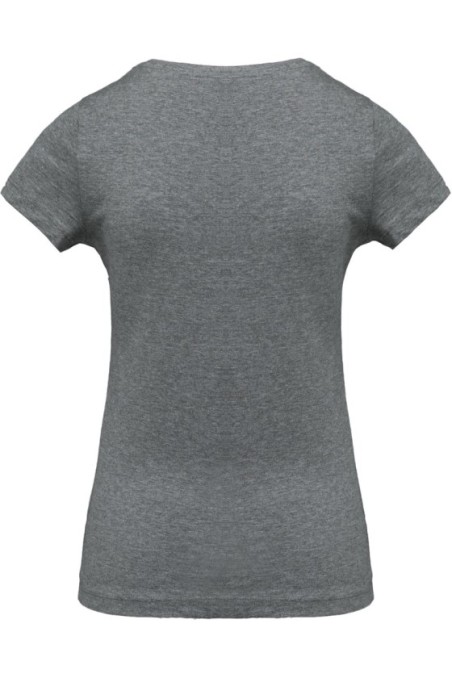 T-shirt coton Bio col rond femme