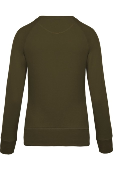 Sweat-shirt Bio col rond manches raglan femme