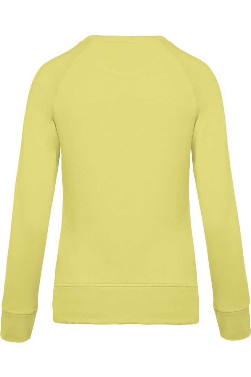Sweat-shirt Bio col rond manches raglan femme