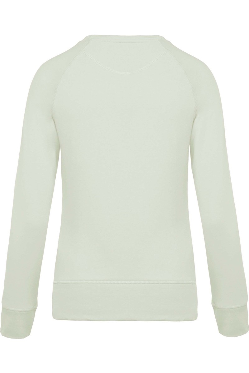Sweat-shirt Bio col rond manches raglan femme