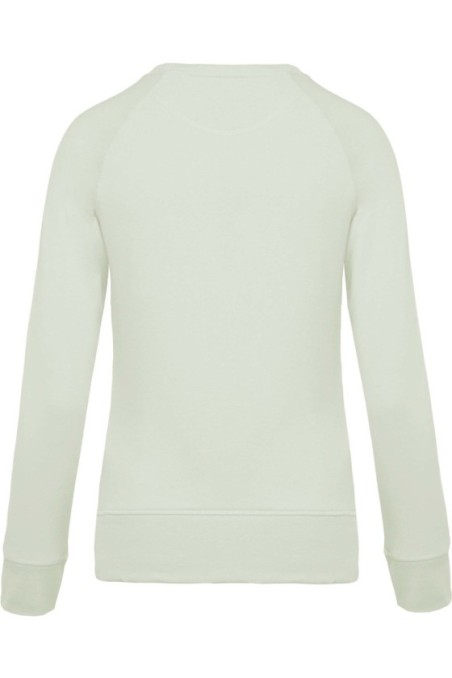 Sweat-shirt Bio col rond manches raglan femme