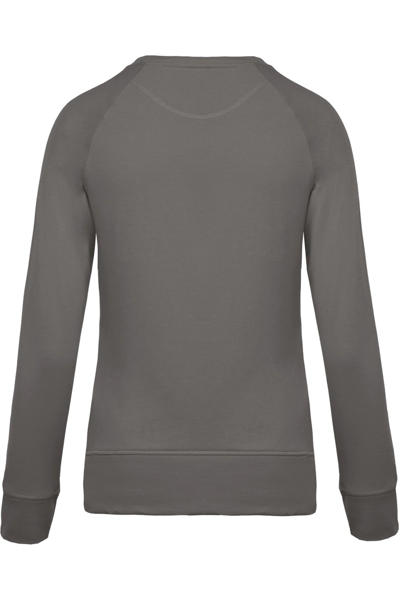 Sweat-shirt Bio col rond manches raglan femme