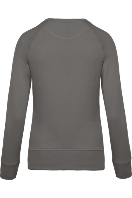 Sweat-shirt Bio col rond manches raglan femme