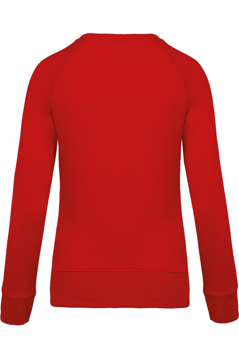 Sweat-shirt Bio col rond manches raglan femme