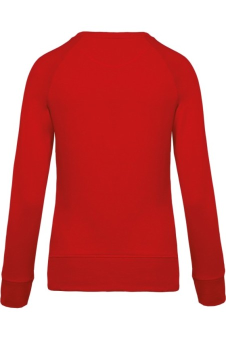Sweat-shirt Bio col rond manches raglan femme