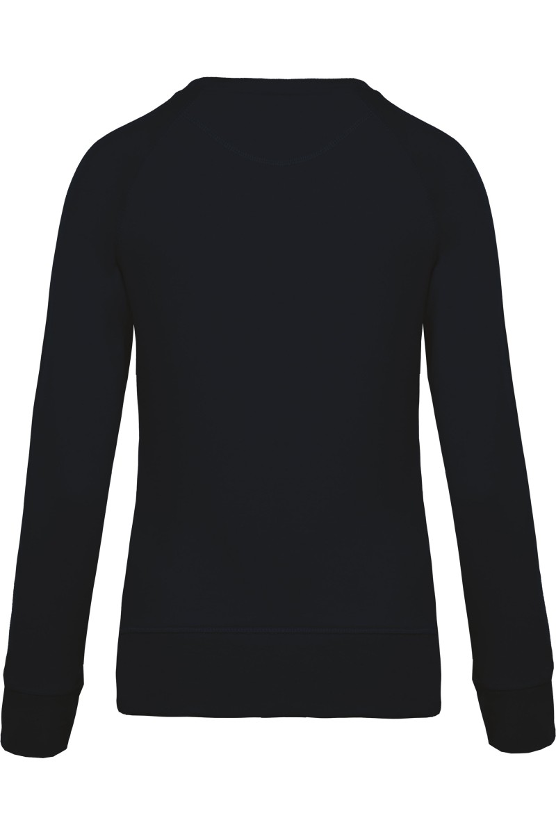 Sweat-shirt Bio col rond manches raglan femme
