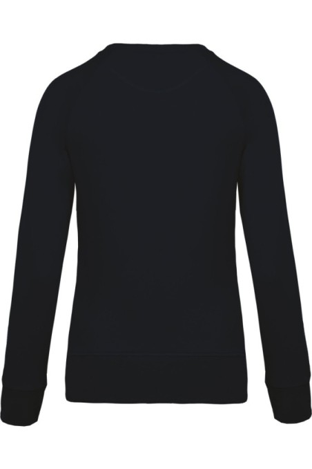 Sweat-shirt Bio col rond manches raglan femme