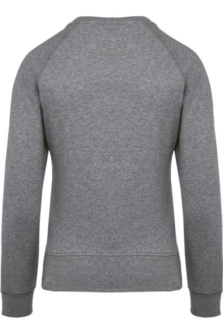 Sweat-shirt Bio col rond manches raglan femme