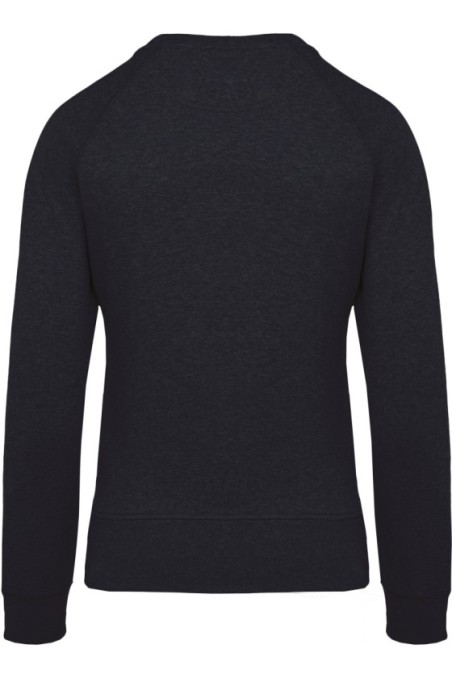 Sweat-shirt Bio col rond manches raglan femme