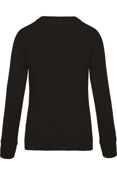 Sweat-shirt Bio col rond manches raglan femme