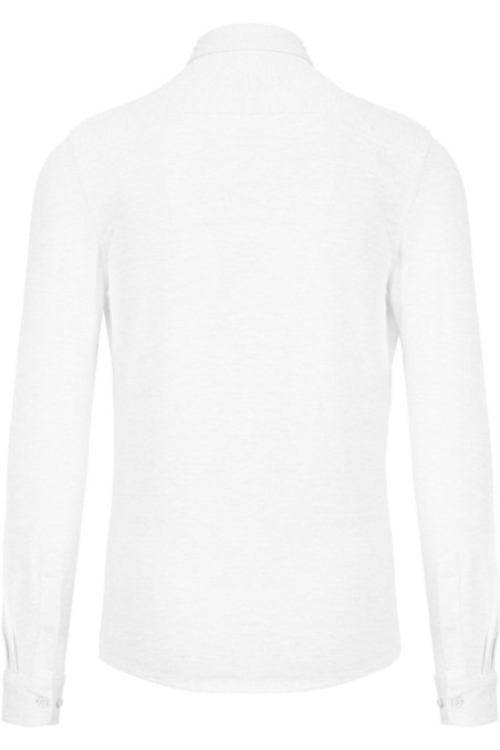 Chemise maille piquée manches longues