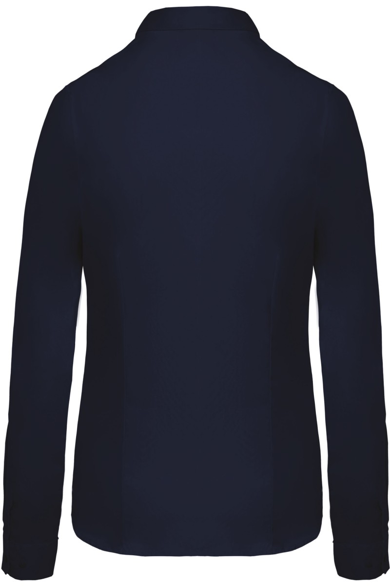 Chemise popeline manches longues femme
