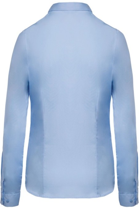 Chemise popeline manches longues femme