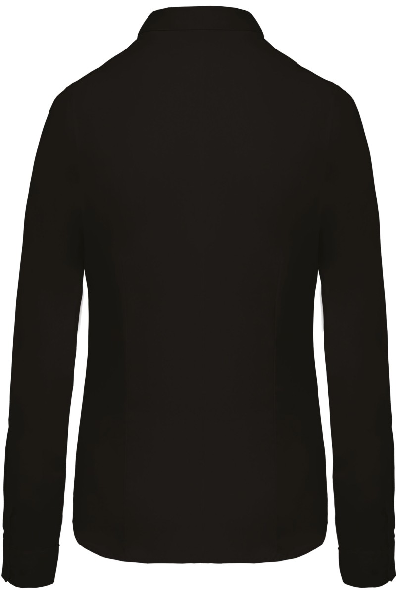 Chemise popeline manches longues femme