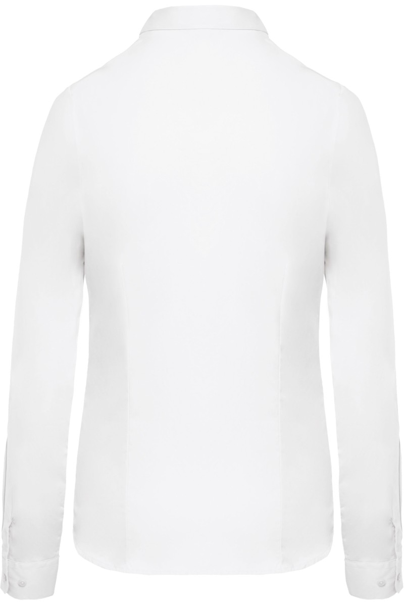 Chemise popeline manches longues femme