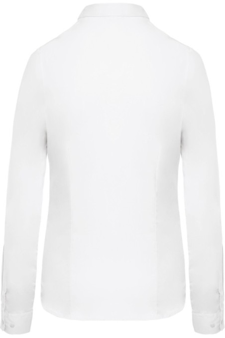 Chemise popeline manches longues femme