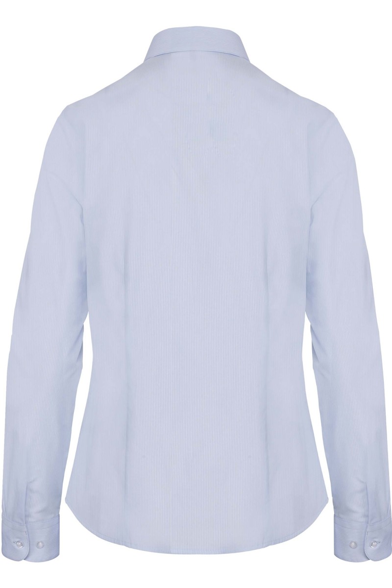 Chemise popeline manches longues femme