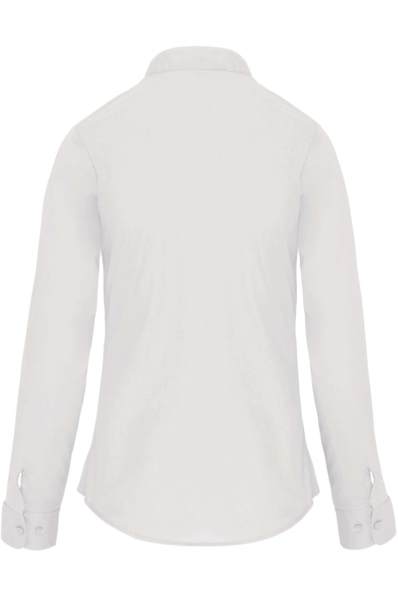 Chemise col mao manches longues femme