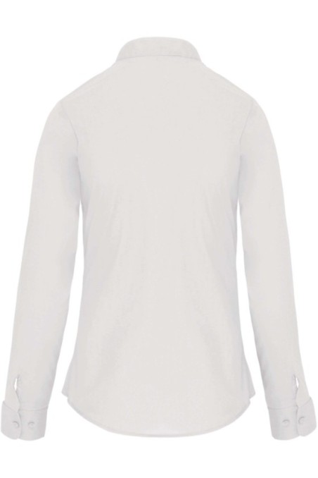 Chemise col mao manches longues femme