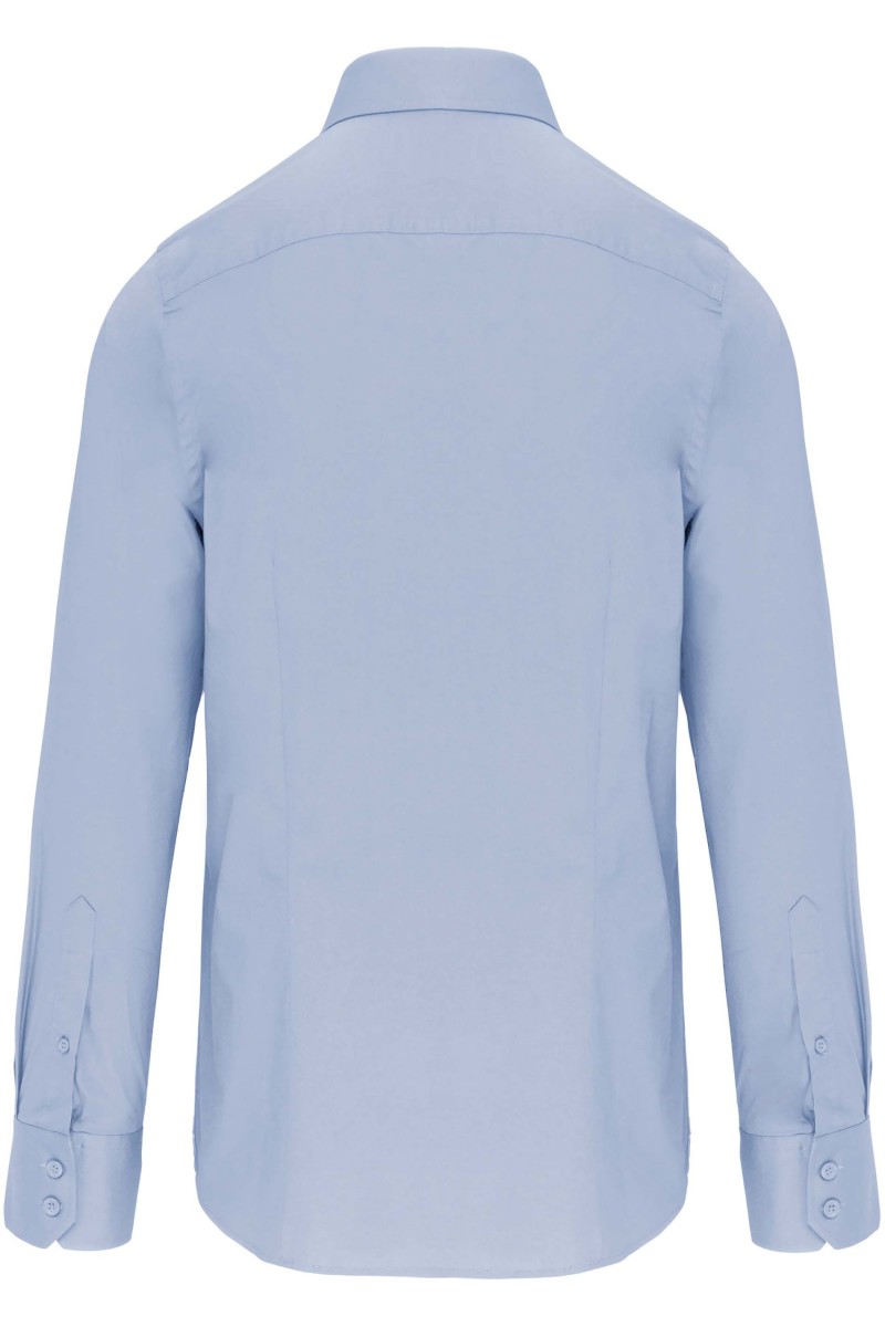 Chemise ajustée manches longues sans repassage