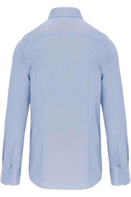 Chemise ajustée manches longues sans repassage
