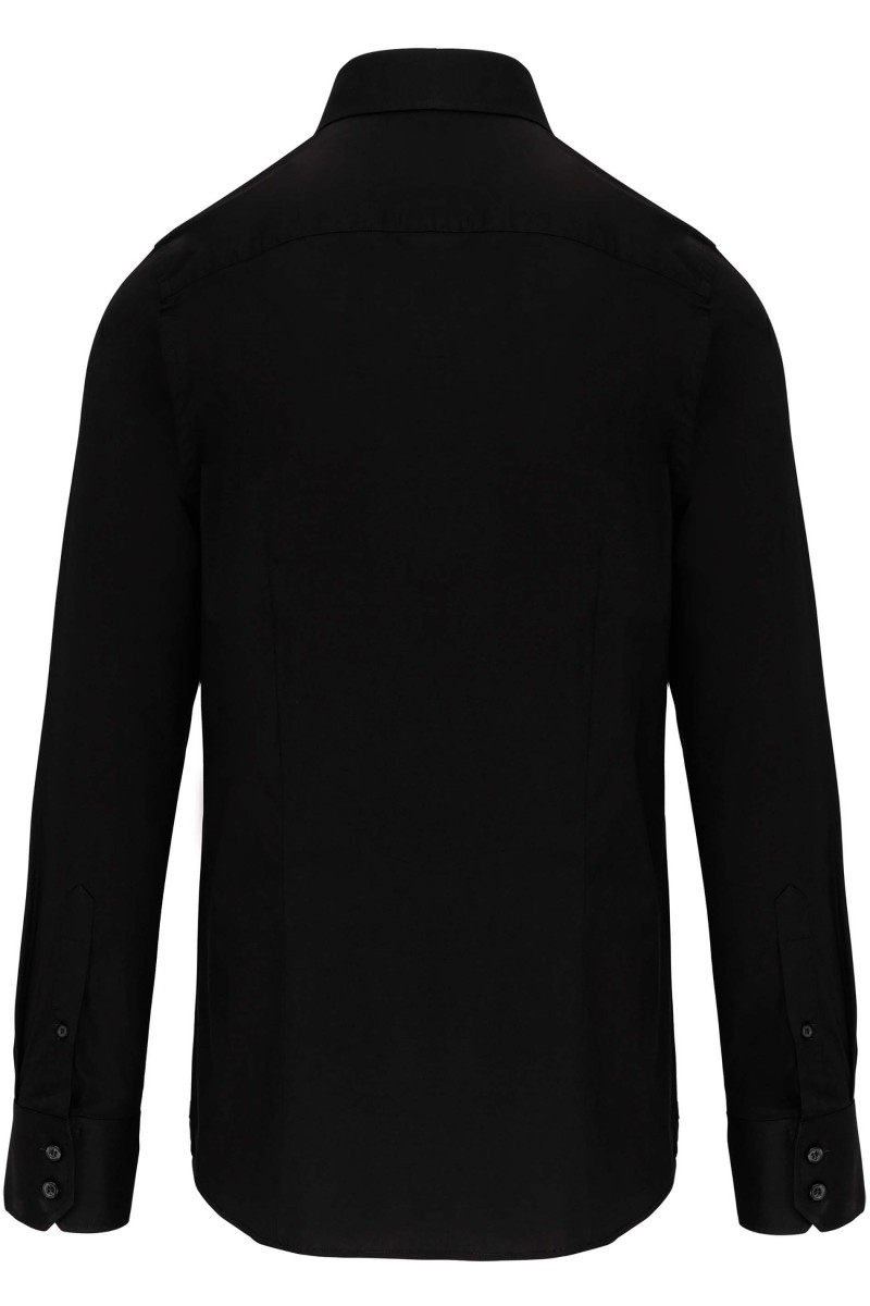 Chemise ajustée manches longues sans repassage