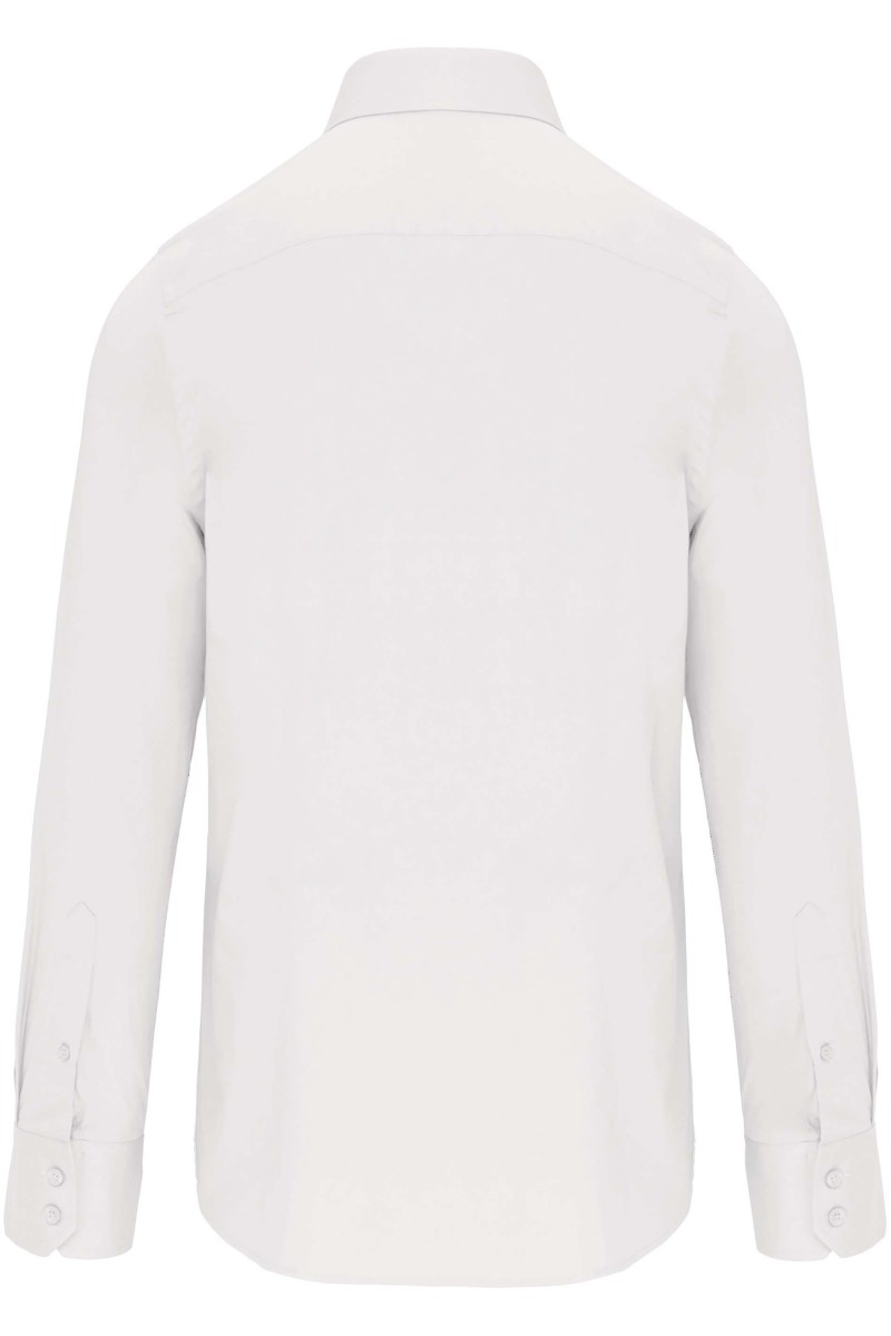 Chemise ajustée manches longues sans repassage