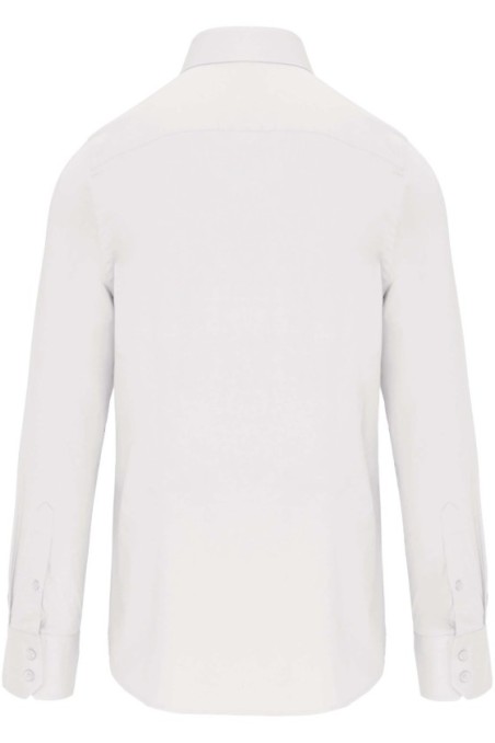 Chemise ajustée manches longues sans repassage