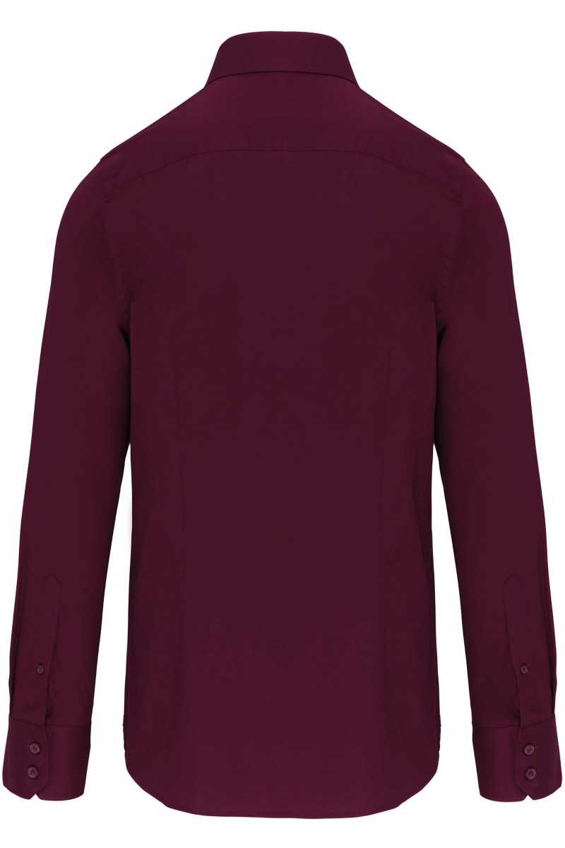 Chemise coton / élasthanne manches longues