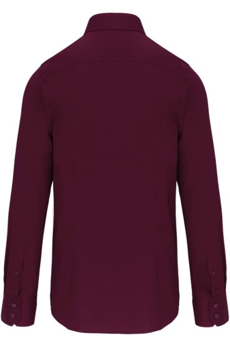 Chemise coton / élasthanne manches longues