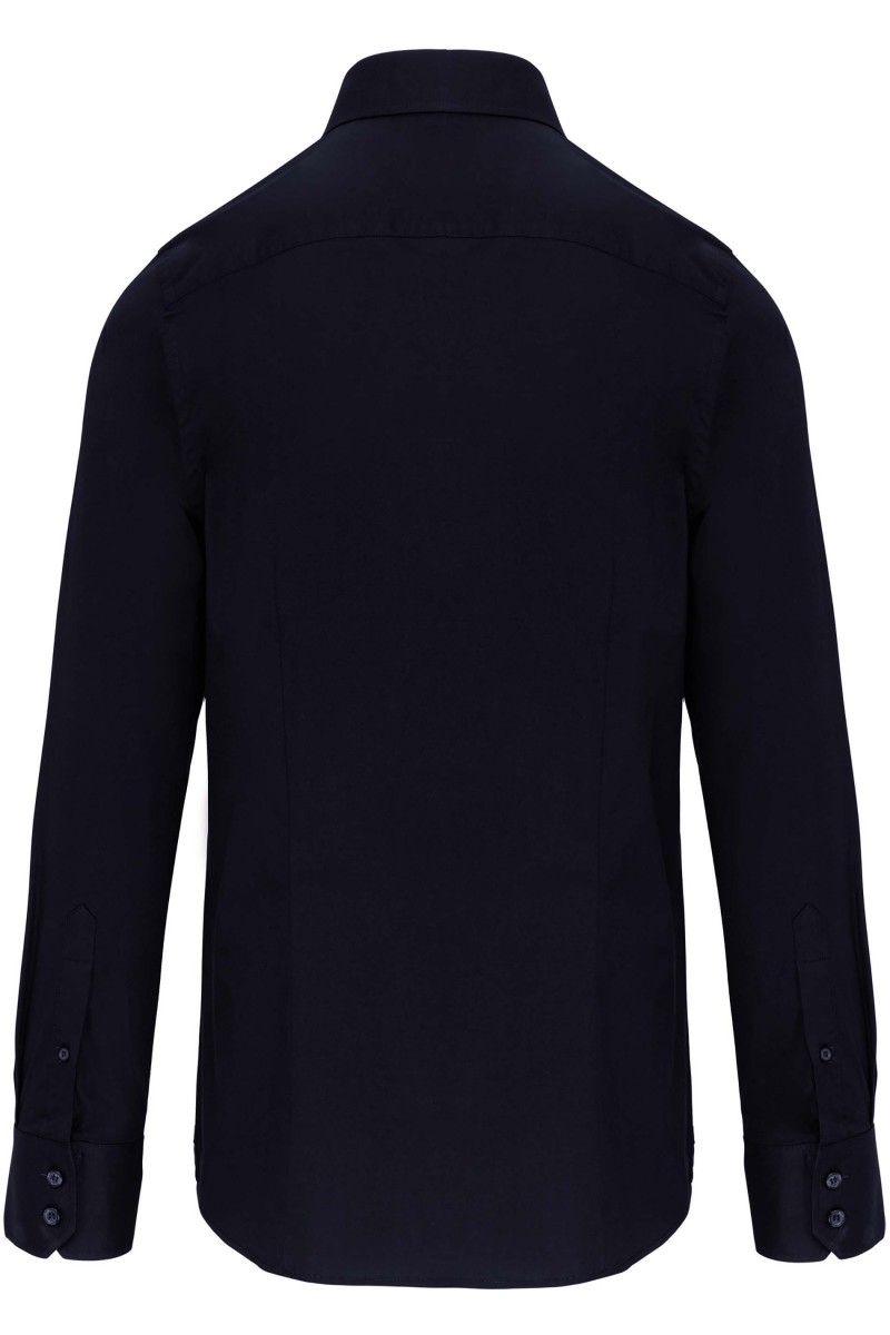 Chemise coton / élasthanne manches longues