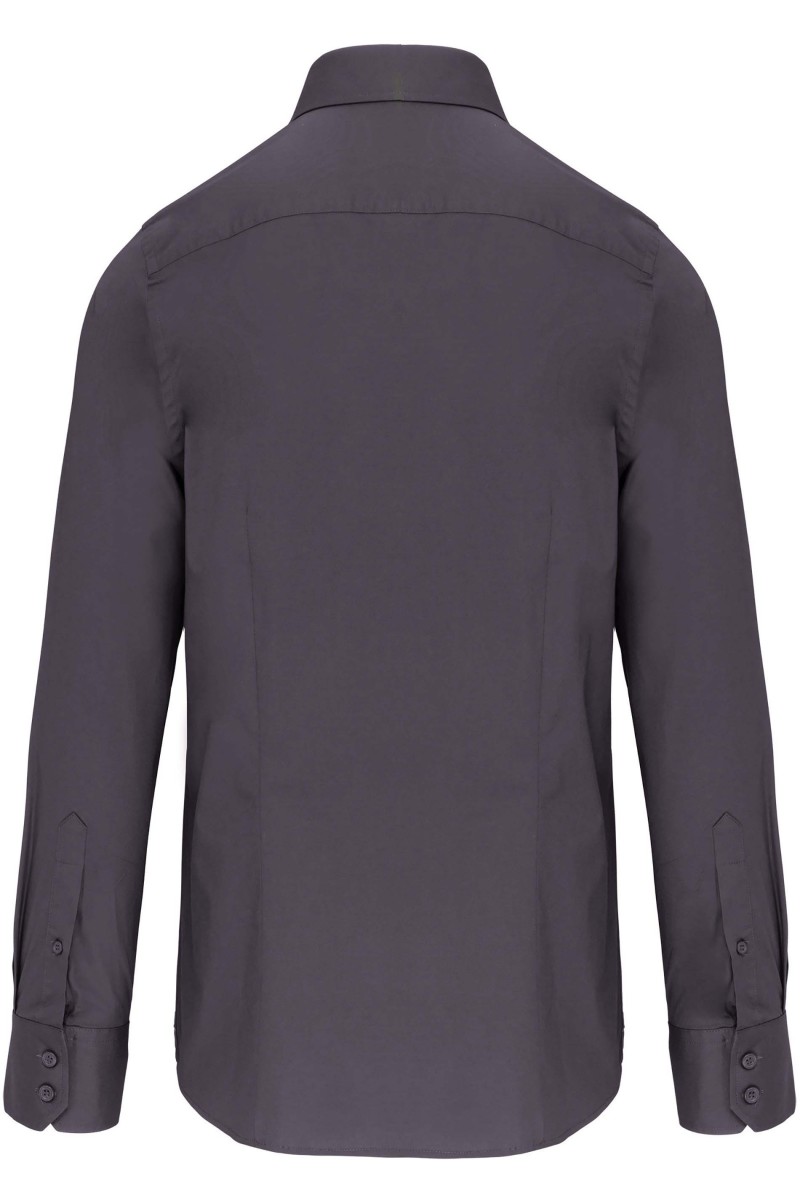 Chemise coton / élasthanne manches longues
