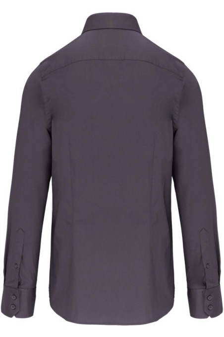 Chemise coton / élasthanne manches longues